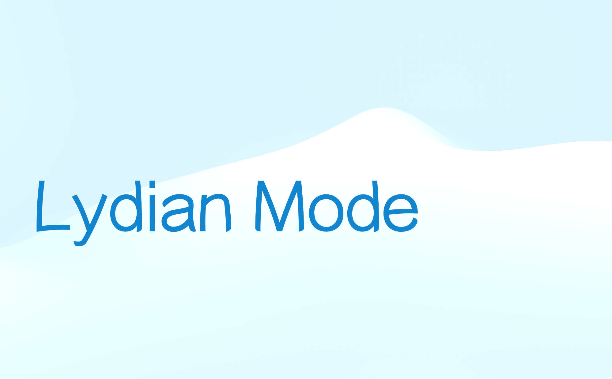 lydian mode