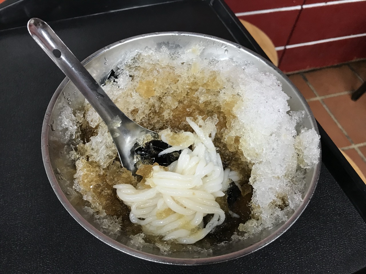 大稻埕吃冰 呷二嘴 米苔目冰